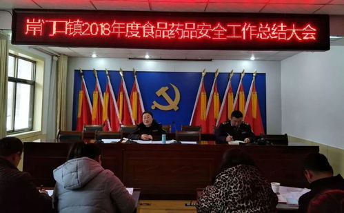 守護舌尖安全，岸門口鎮召開2021年度食品藥品安全監管工作總結大會